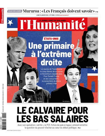 L’Humanite - 15 Janvier 2024