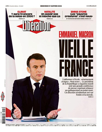 Libération du Mercredi 17 Janvier 2024