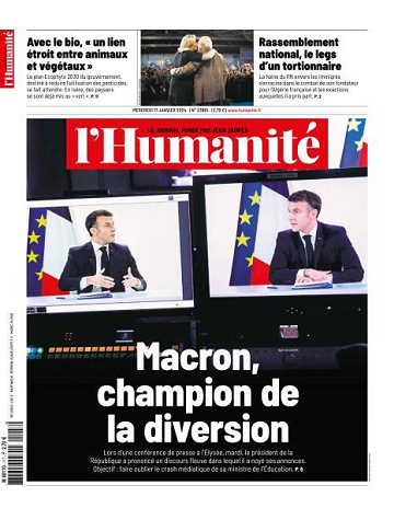 L’Humanite - 17 Janvier 2024