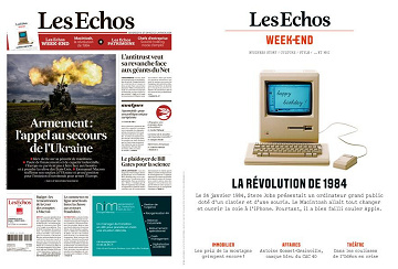 Pack Les Echos + Les Echos Week-end - Vendredi 19 Janvier 2024