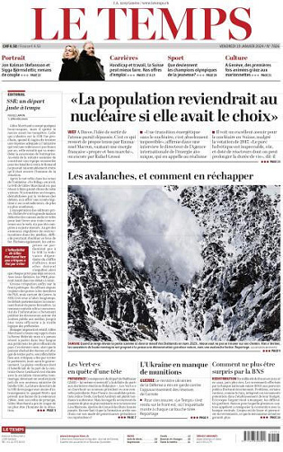 Le Temps - 19 Janvier 2024