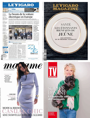 Pack Le Figaro et ses 3 suppléments - Vendredi 19 Janvier 2024