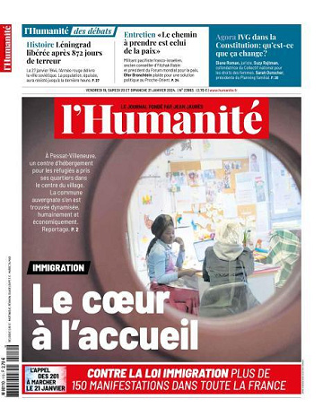 L’Humanite - 19-21 Janvier 2024
