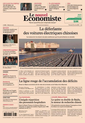 Le nouvel Economiste - 19 Janvier 2024