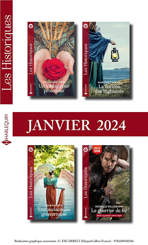 Pack mensuel Les Historiques - 4 romans (Janvier 2024) - Collectif