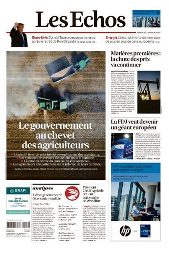 Les Echos du Mardi 23 Janvier 2024