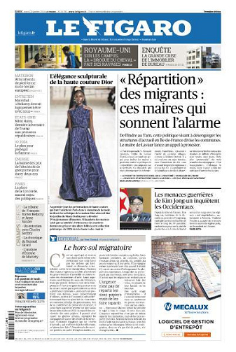 Le Figaro du Mardi 23 Janvier 2024