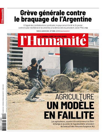 L’Humanite - 23 Janvier 2024
