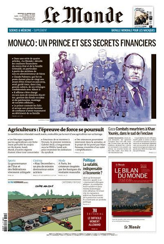 Le Monde du Mercredi 24 Janvier 2024