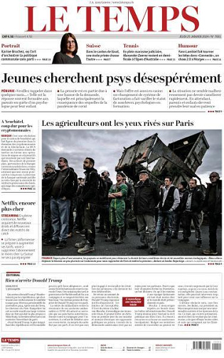Le Temps - 25 Janvier 2024
