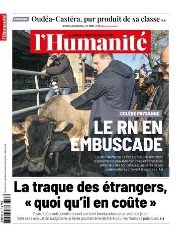 L’Humanite - 25 Janvier 2024