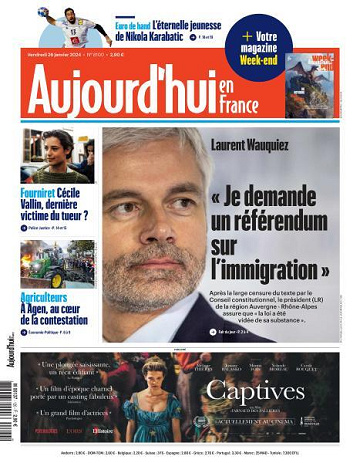 Aujourd’hui en France - 26 Janvier 2024