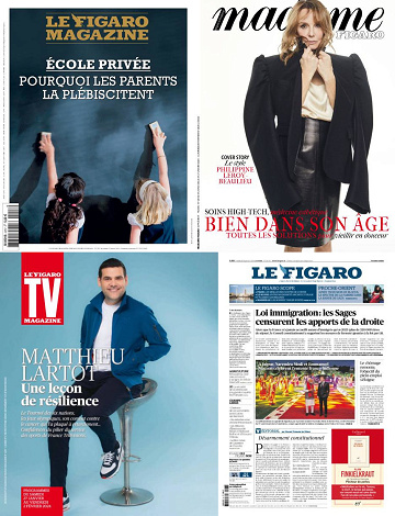 Pack Le Figaro et ses 3 suppléments - Vendredi 26 Janvier 2024