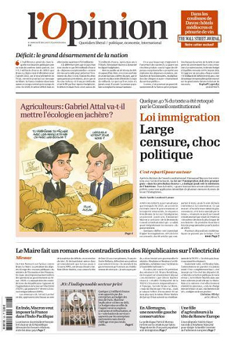 L’Opinion - 26-27 Janvier 2024