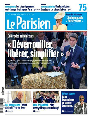Le Parisien - 27 Janvier 2024