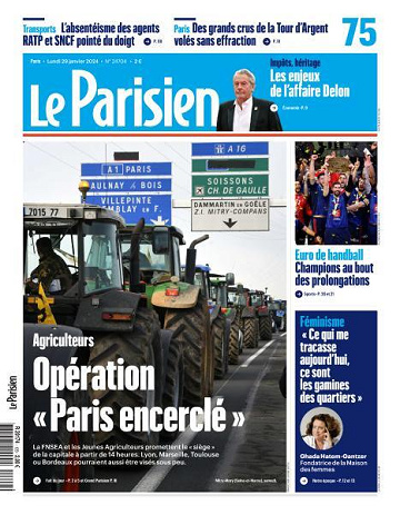 Le Parisien - 29 Janvier 2024