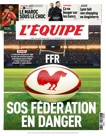 L’equipe du Mercredi 31 Janvier 2024
