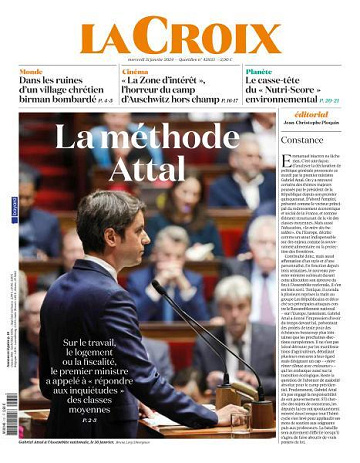 La Croix - 31 Janvier 2024