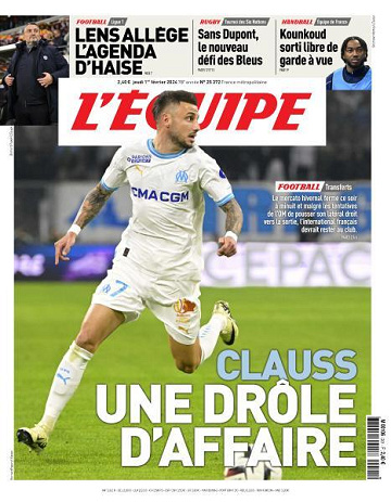 L’equipe du Jeudi 1er Février 2024