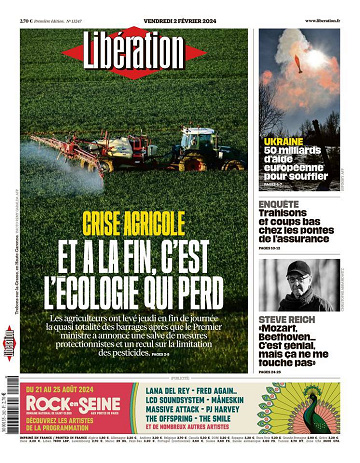 Libération du Vendredi 2 Février 2024