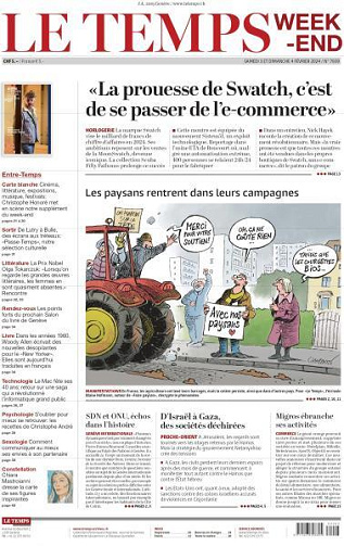 Le Temps - 3-4 Février 2024