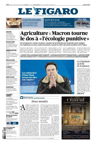 Le Figaro du Samedi 3 et Dimanche 4 Février 2024