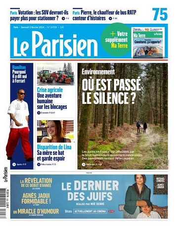 Le Parisien - 3 Février 2024