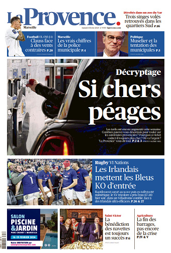 La Provence Marseille du Samedi 3 Février 2024
