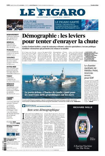 Le Figaro du Lundi 5 Février 2024