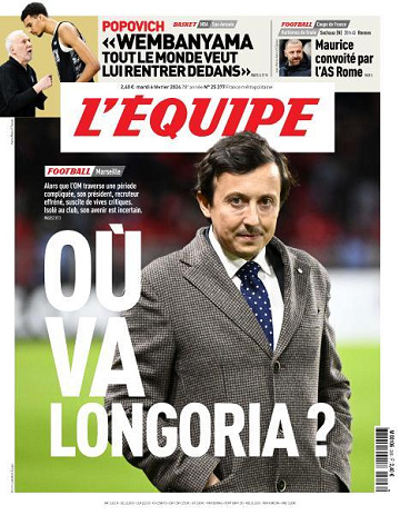 L’equipe du Mardi 6 Février 2024