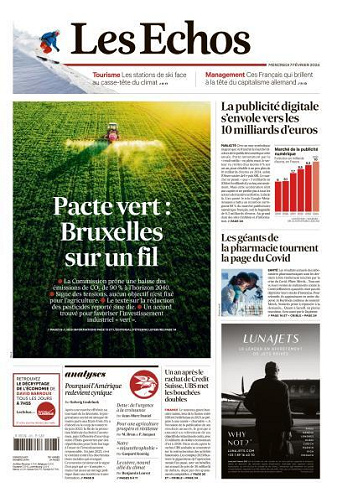 Les Echos du Mercredi 7 Février 2024
