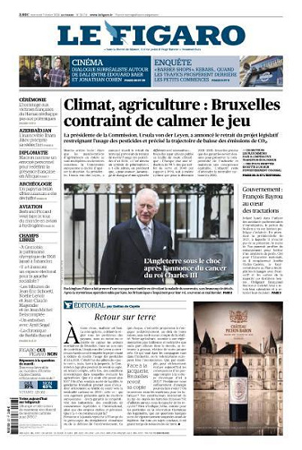 Le Figaro du Mercredi 7 Février 2024