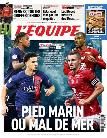 L’equipe du Mercredi 7 Février 2024