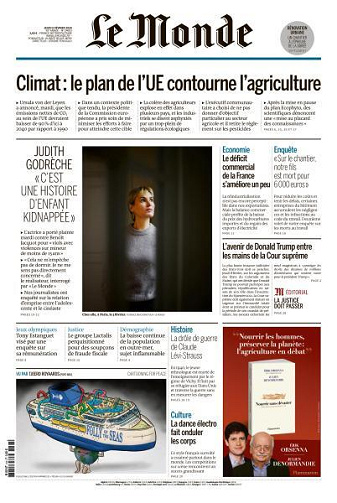 Le Monde du Jeudi 8 Février 2024