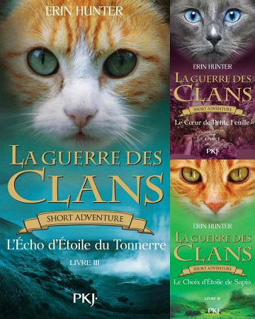 La guerre des clans Short Adventure (T1 à T3) - Erin Hunter (2023)