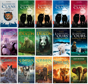 Erin Hunter - 87 livres