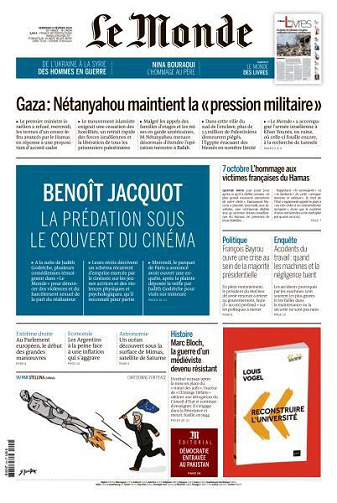 Le Monde du Vendredi 9 Février 2024