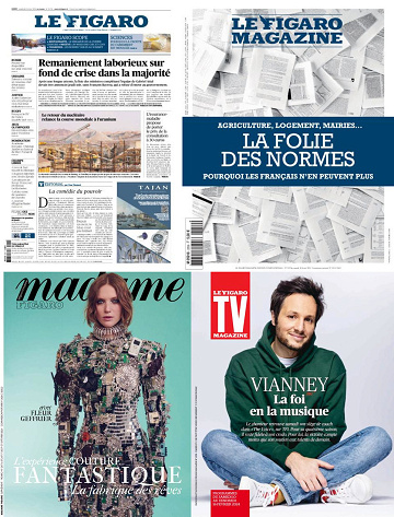 Pack Le Figaro et ses 3 suppléments - Vendredi 9 Février 2024