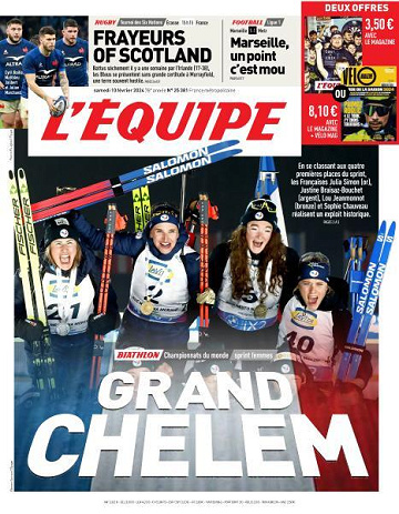 L’equipe du Samedi 10 Février 2024