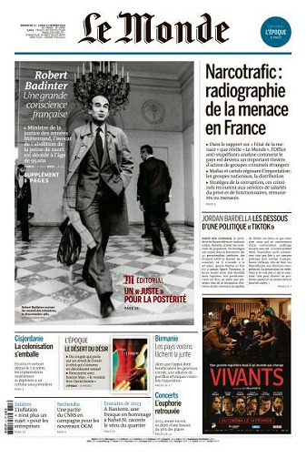 Le Monde du Dimanche 11 et Lundi 12 Février 2024