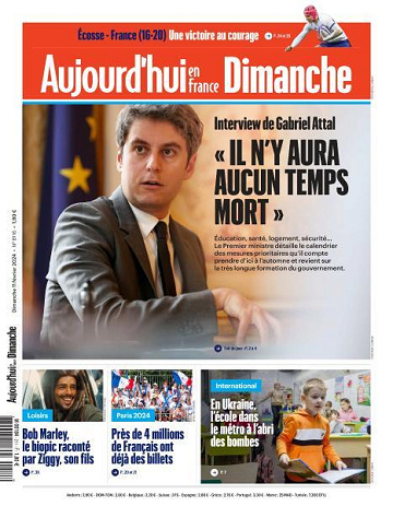 Aujourd’hui en France - 11 Février 2024