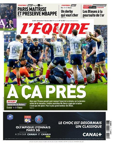 L’equipe du Dimanche 11 Février 2024