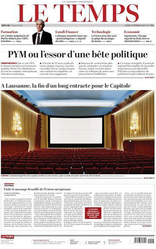 Le Temps - 12 Février 2024