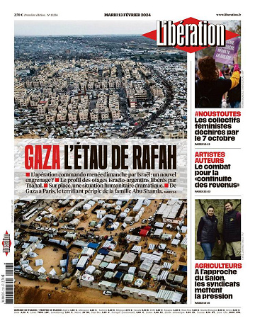 Libération du Mardi 13 Février 2024