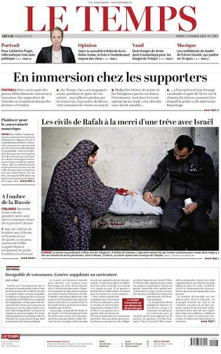 Le Temps - 13 Février 2024