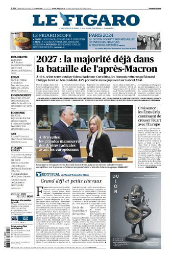 Le Figaro du Vendredi 16 Février 2024