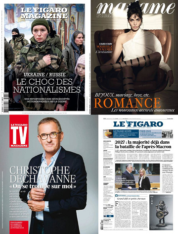 Pack Le Figaro et ses 3 suppléments - Vendredi 16 Février 2024