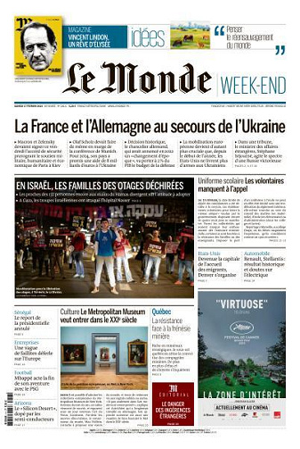 Le Monde du Samedi 17 Février 2024