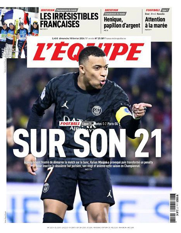 L’equipe du Dimanche 18 Février 2024