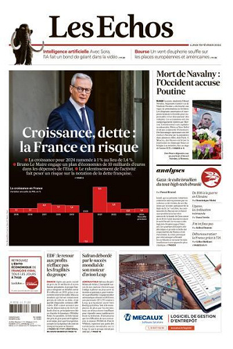 Les Echos du Lundi 19 Février 2024